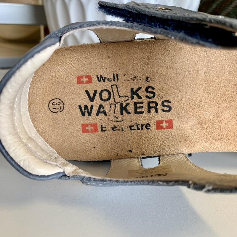 Volks Walkers Sandals,<br />
Colour: Slateblue,<br />
Size: 37 (7)