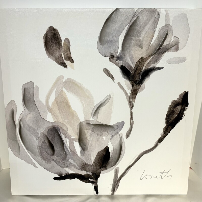 Tonal Magnolias I Canvas