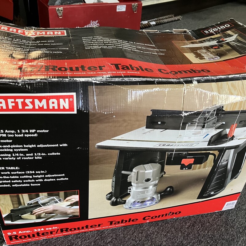 Router Table & Router Combo,
Craftsman,  NEW in Box