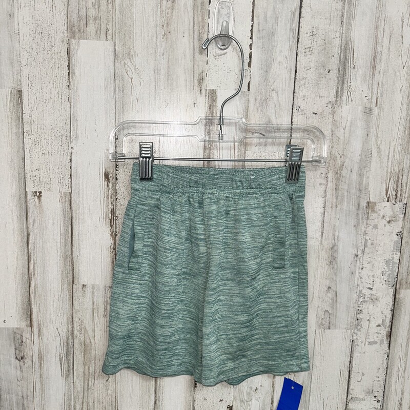 3T Green Heathered Shorts, Green, Size: Boy 2T-4T