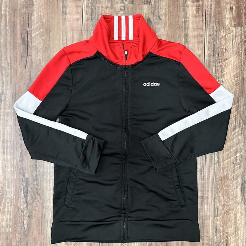 Adidas Full Zip Track 7, Red, Size: Youth Xs