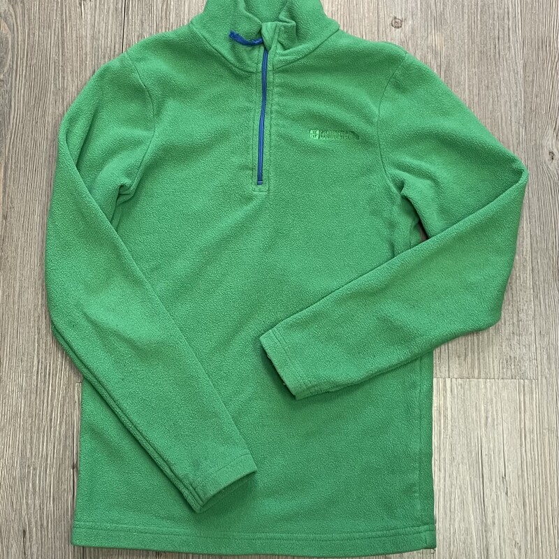 MW Fleece  Sweater, Green, Size: 9-10Y
