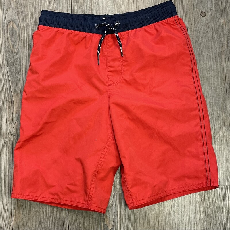 Old Navy Swimming Shorts, Red, Size: 8Y