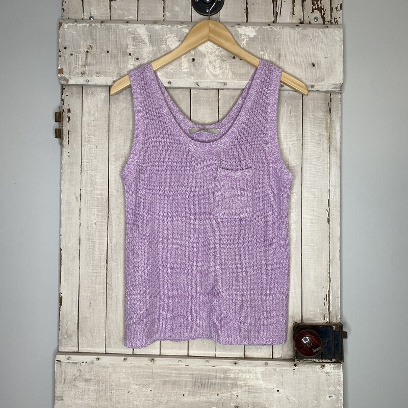 Loft Knit Top, Purple, Size: Large