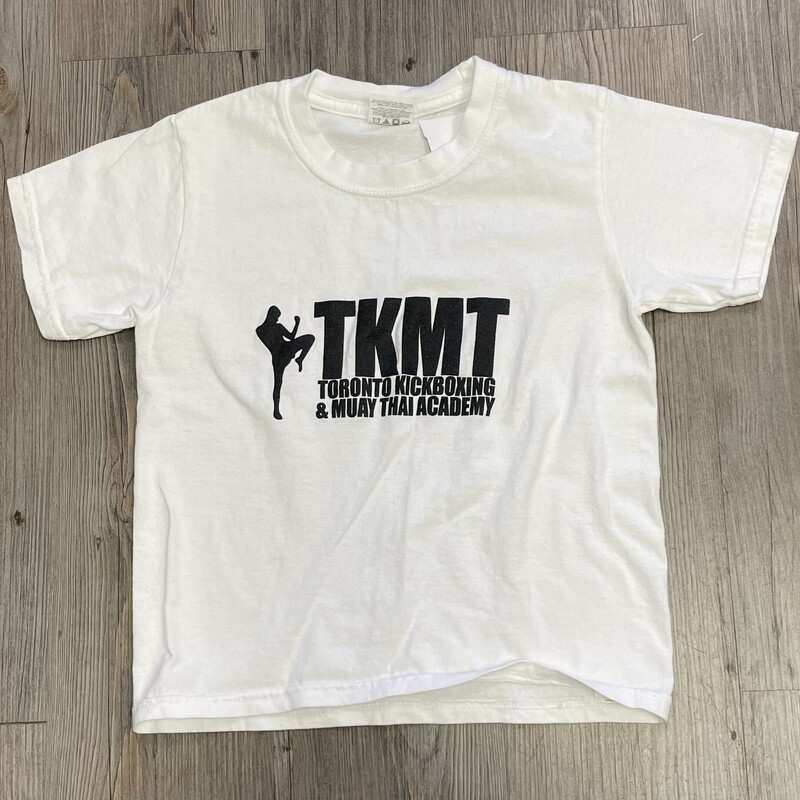 TKMT Tee, White, Size: 6-7Y