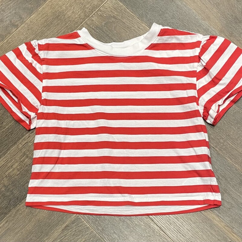 Gap Cropped Tee, Red, Size: 6-7Y