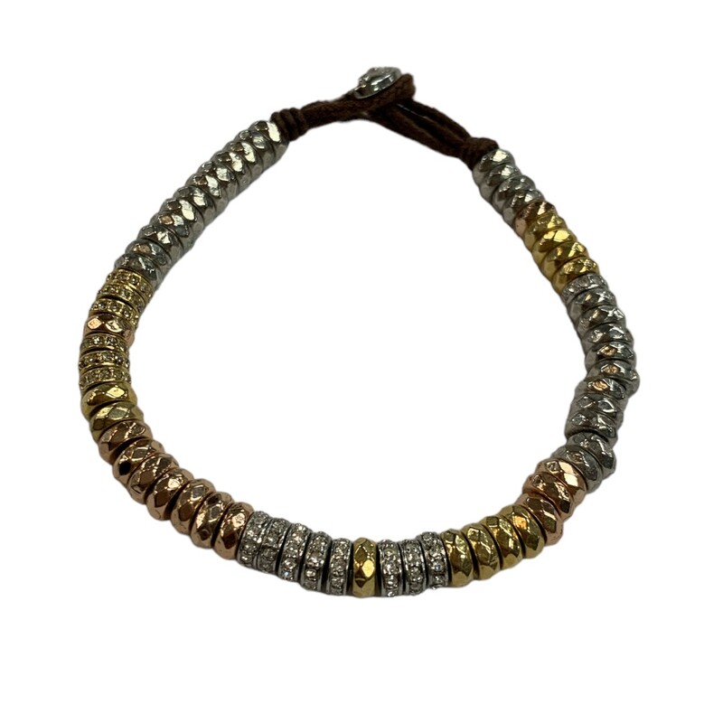Fossil Bracelet, Gold/slv, Size: None