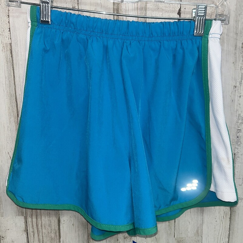 L Blue Athletic Shorts, Blue, Size: Ladies L