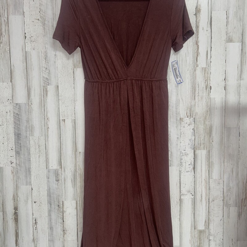 S Brown V Cut Maxi, Brown, Size: Ladies S