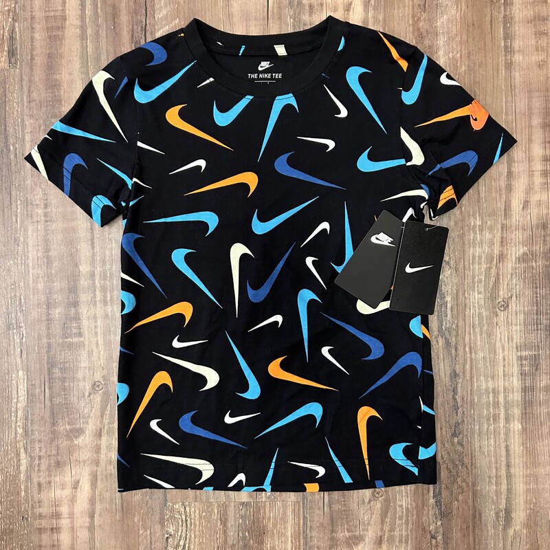 Nike T Color Logo NWT 7, Black, Size: Youth Xs