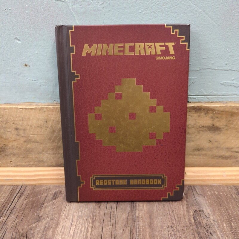 Minecraft Redstone Handbo, Maroon, Size: Book