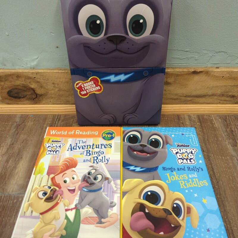As Is Puppy Dog Pals Set, Multi, Size: Book
-missing stickers and poster