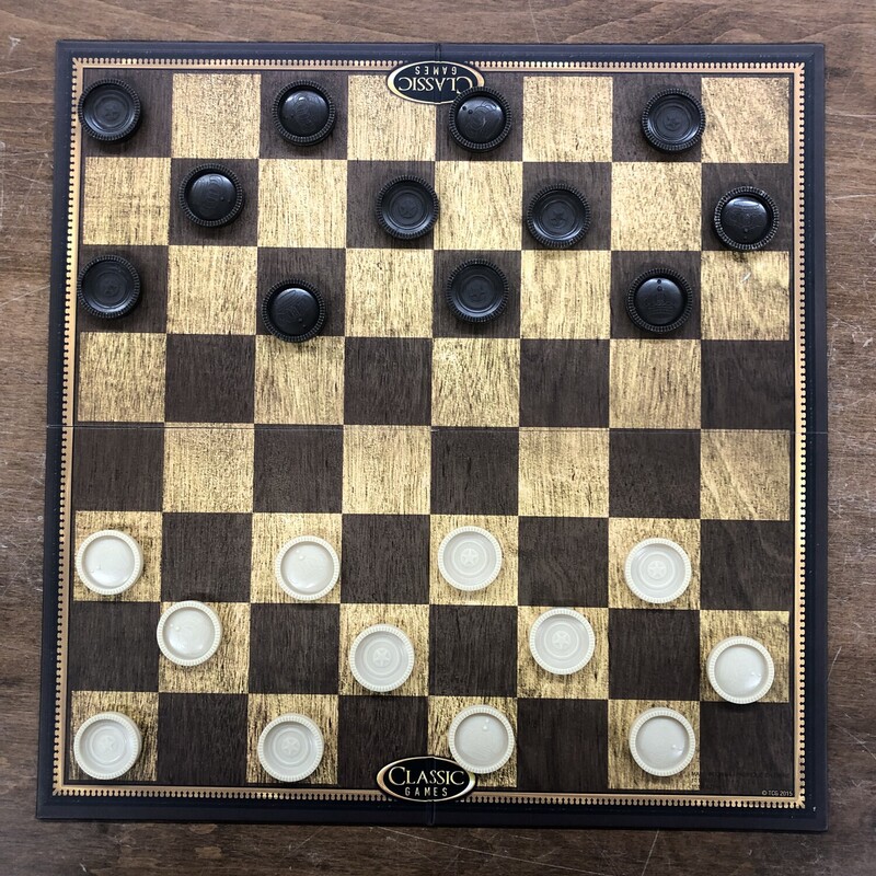 Checkers, Size: Game, Item: Complete