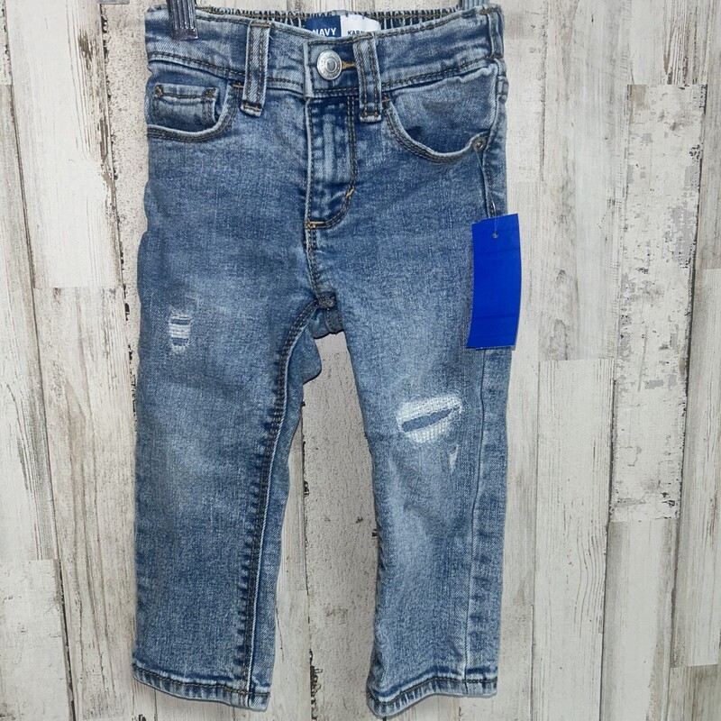 18/24M Denim Skinny Jeans, Blue, Size: Boy 12-24m