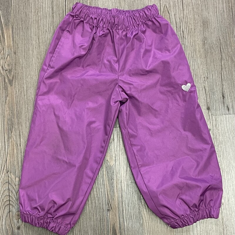 Oshkosh Rain Pants, Purple, Size: 12M