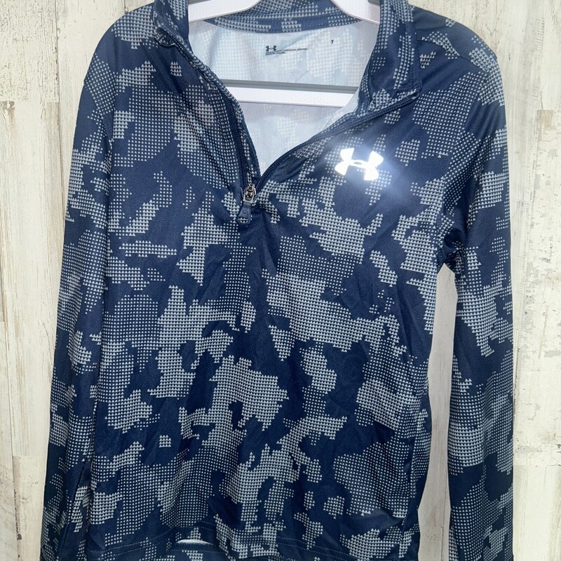 7 Blue Printed Pullover
