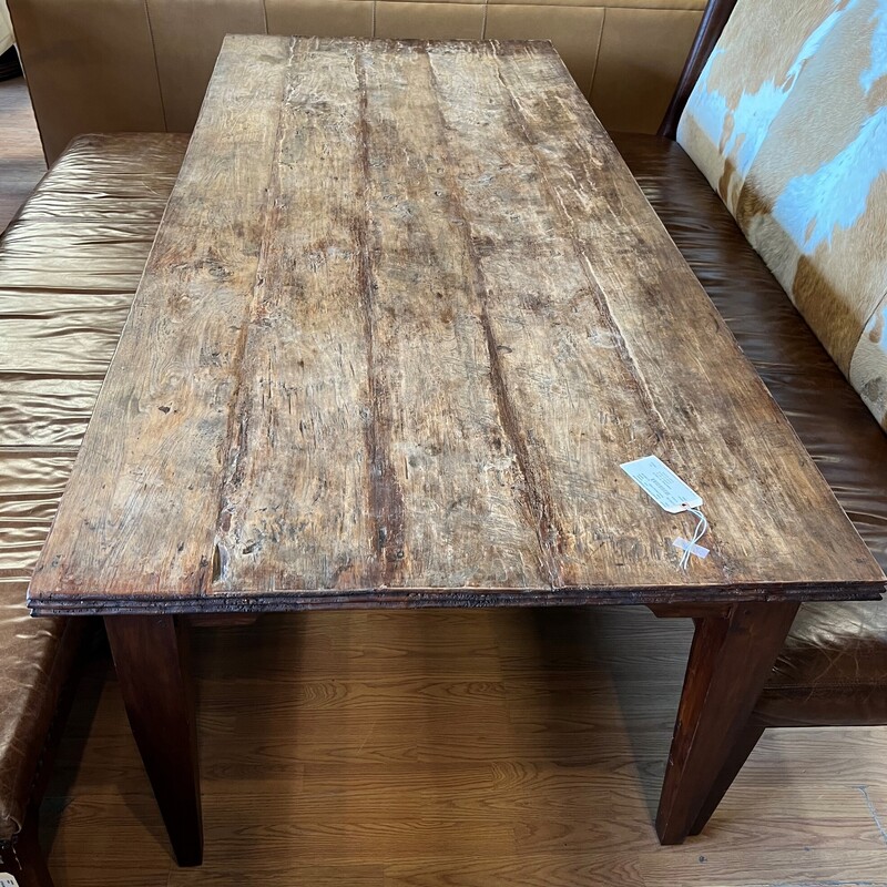 Rustic Dining Table, Dark, Vintage
98in long x 42in wide x 30in tall