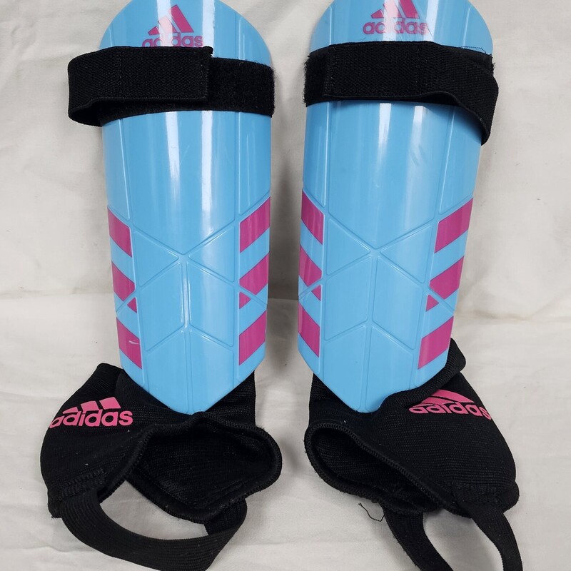 Pre-owned Adidas Soccer Shin Guards, Player Size 55in.-62in., Size: L