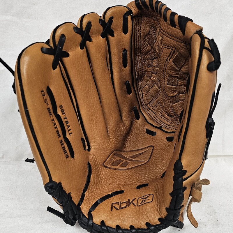 Like New Reebok VR6000 Dictator Series Softball Glove, Left Hand Throw, Size: 13.5in