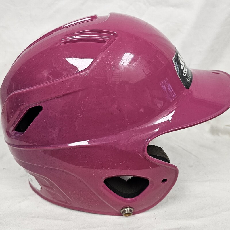 Pre-owned Adidas Triple Stripe Pink T-Ball Batting Helmet
