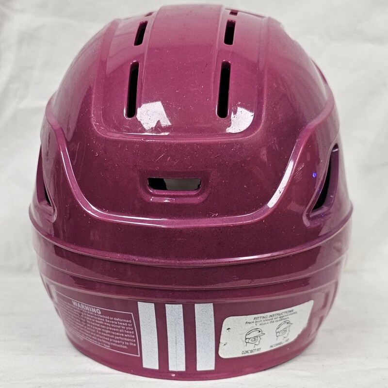 Pre-owned Adidas Triple Stripe Pink T-Ball Batting Helmet