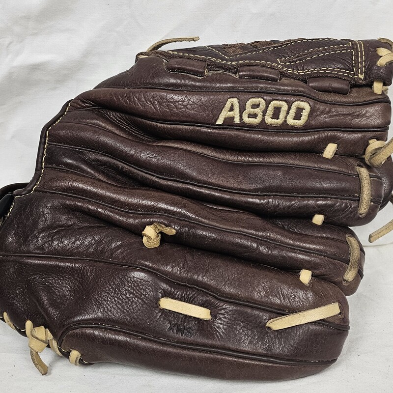 Pre-owned Wilson A800 Optima Left Hand Throw Baseball Glove, Size: 12.5in