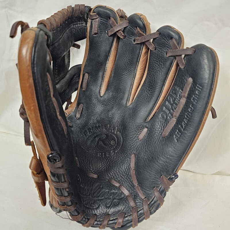 Pre-owned Rawlings Premium Series Right Hand Throw Baseball Glove, Size: 11.25in