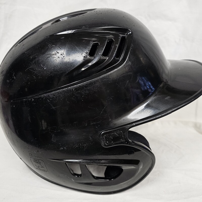 Pre-owned Rawlings R1 Batting Helmet, Black, Size: XL  7 5/8 - 7 3/4