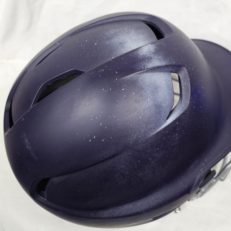 Pre-owned Easton Z5 2.0 Batting Helmet with Mask, Purple, Size: XL  7 1/2 - 8