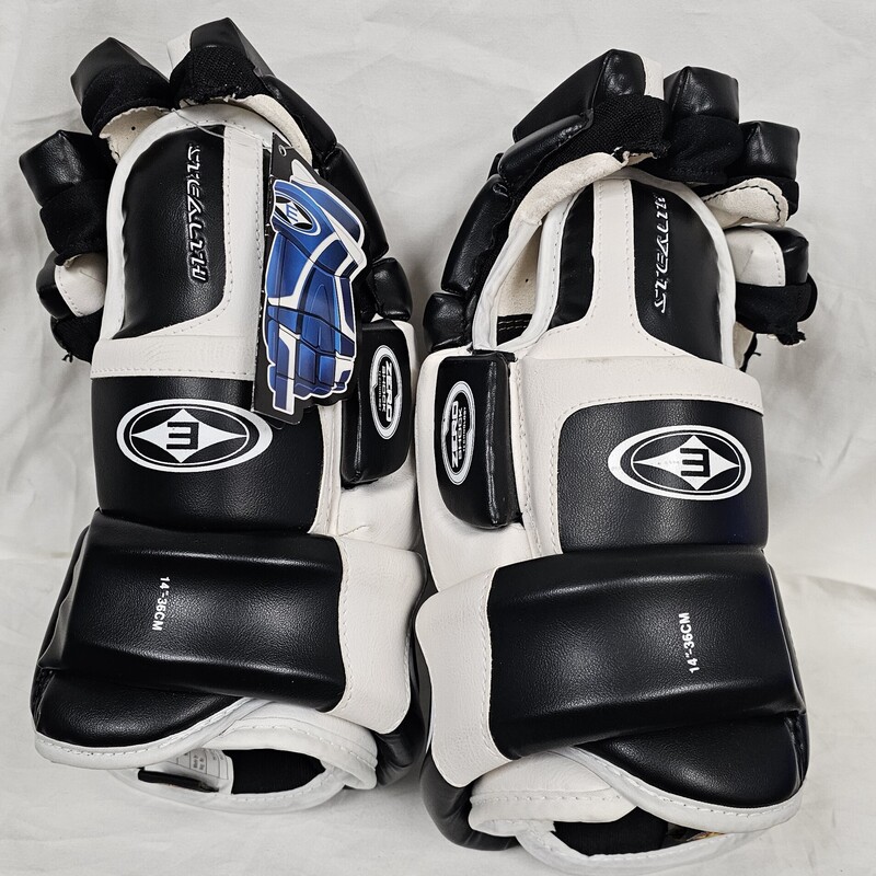New Easton Stealth S6 Senior Hockey Gloves, Size: 14