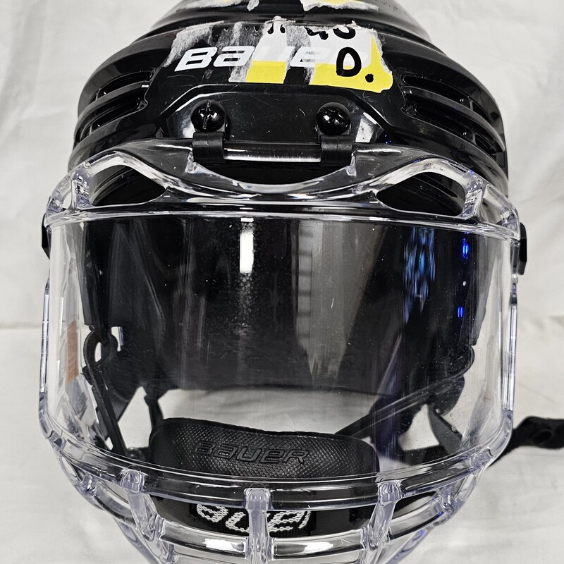 Pre-owned Bauer IMS 5.0 Hockey Helmet Combo with Bauer Concept 3 Junior Sheild, Black, Size: S