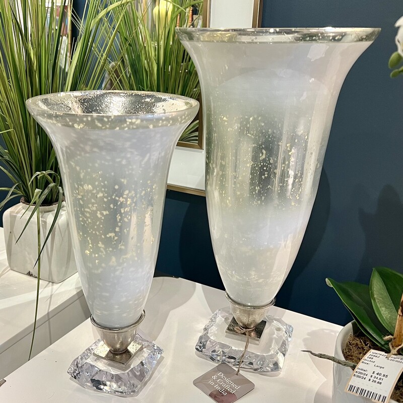 Glass Vase Acrylic Vase, None, Size: 15 In