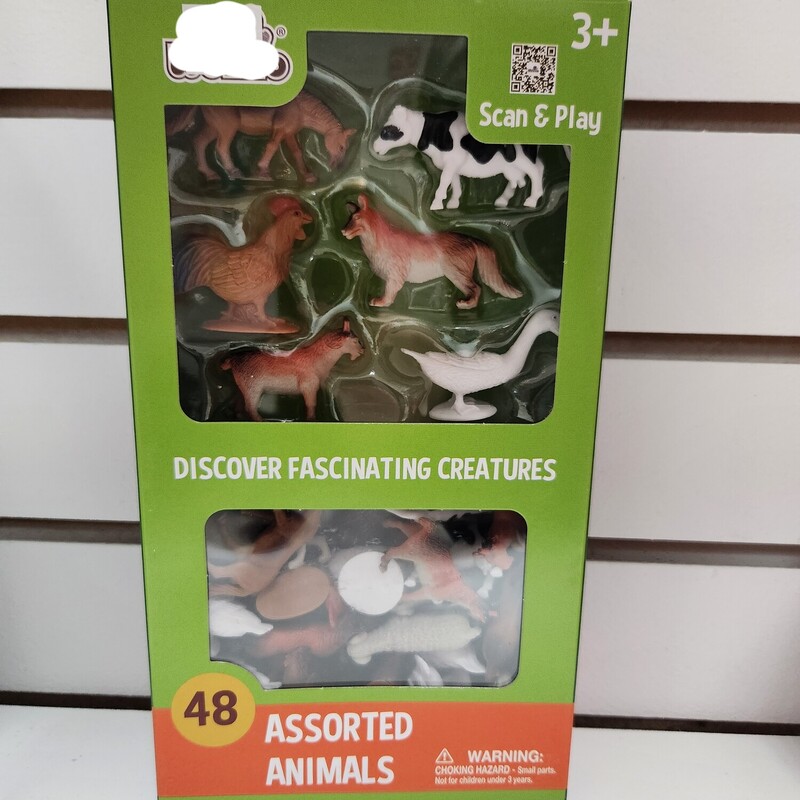 Assorted Animal Figurines, Ages 3+, Size: Pretend