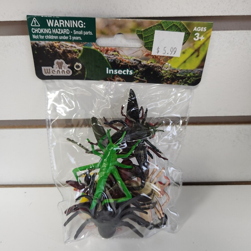 Figurine Insects 10pk, Ages 3+, Size: Pretend