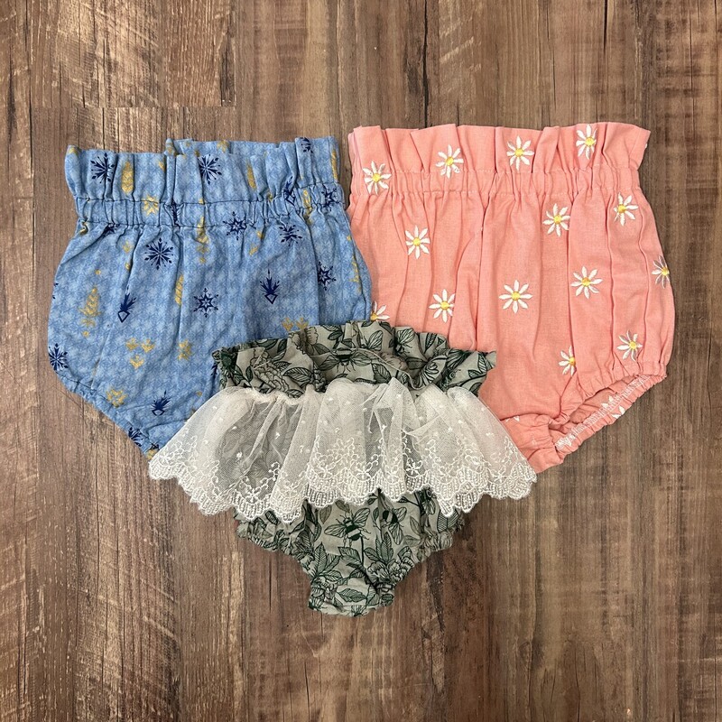 3pc Cotton Bloomers