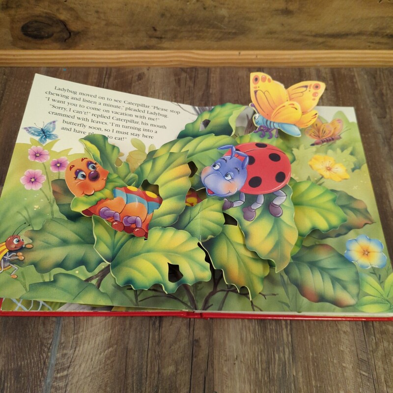 Ladybug Pop Up Book, Red, Size: Book