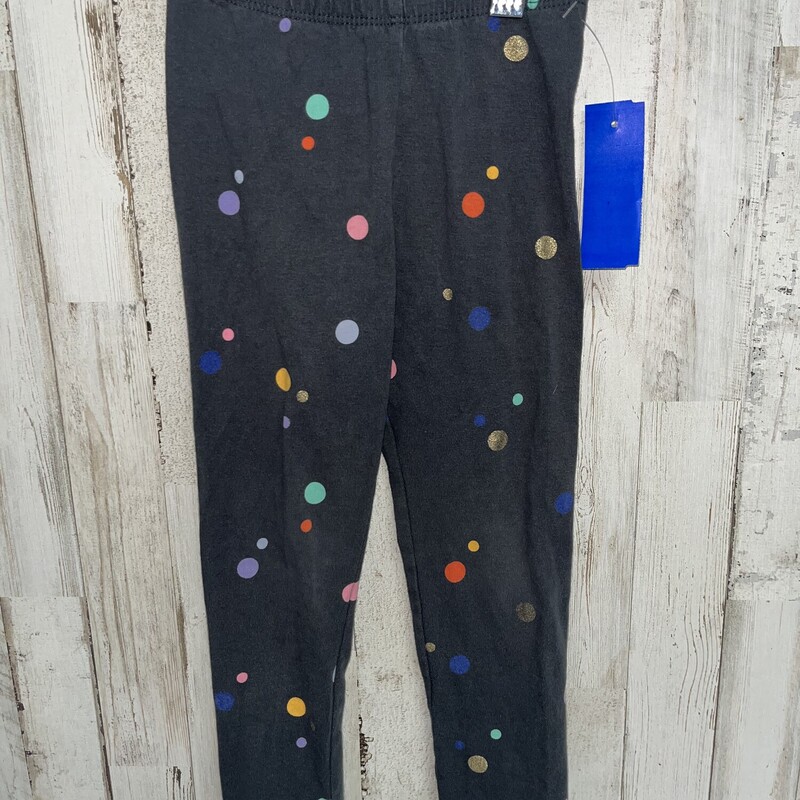 4T Grey Dotted Leggings