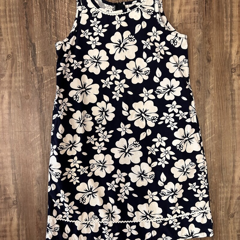 Lands End A Line Floral, Navy, Size: Youth S
100% Cotton w/ pockets