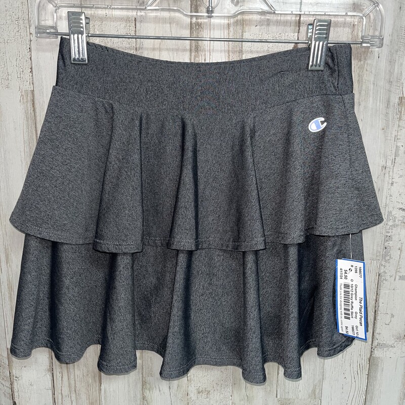 10/12 Grey Ruffle Skirt