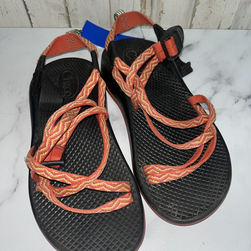 Y3 Orange Print Sandals