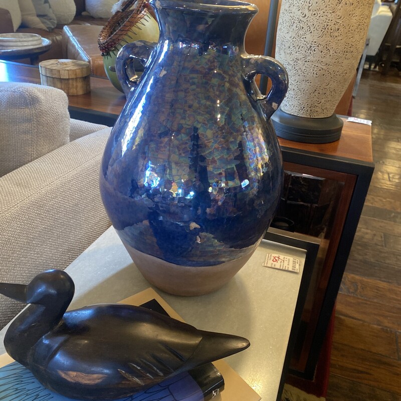 Blue Ceramic Pot

Size: 17Hx10W
