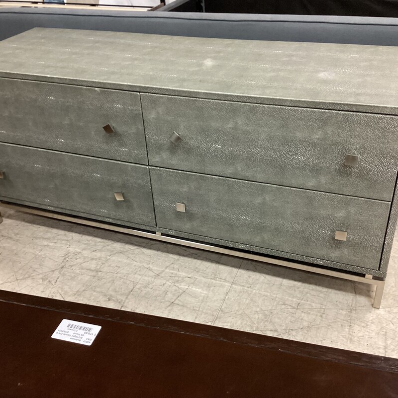 Room & Board Dresser 4 Drawer, Charcoal, Alligator
58in wide x 20in deep x 26in tall