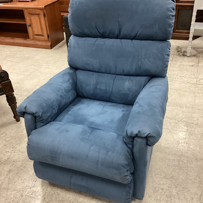 LaZBoy Blue Recliner, Blue, Manual
30in wide