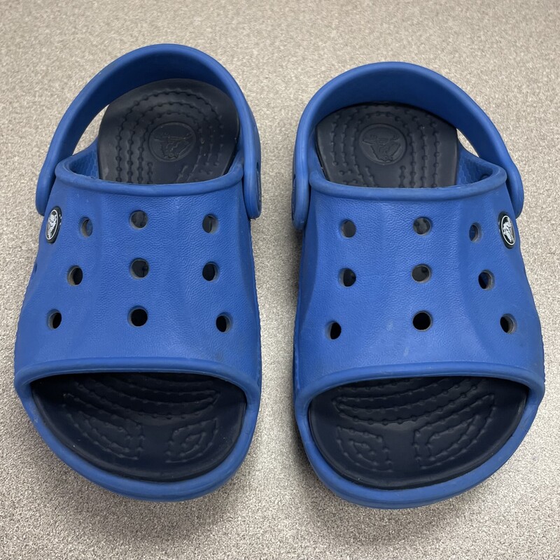 Croc Sandals, Blue, Size: 6-7T