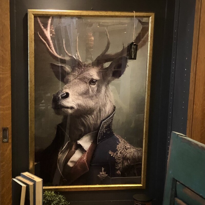 Framed Stag Portrait