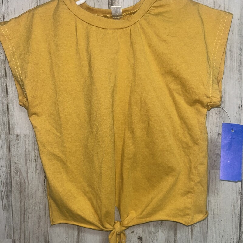 5T Mustard Tie Top, Yellow, Size: Girl 5T