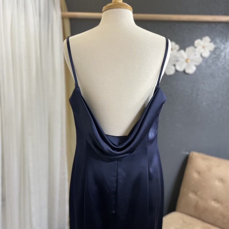NWT After Six Cowlback, Navy, Size: 12<br />
All sales are final!<br />
Have it shipped or pick it up in-store within 7 days of purchase. Thanks for shopping with us :)