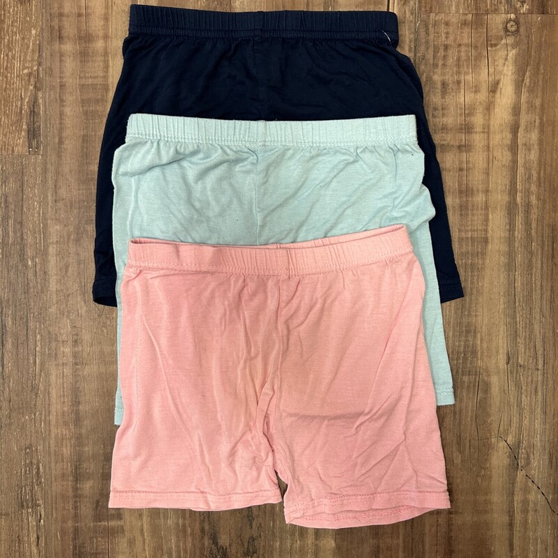 3pk Tumble Shorts, Blue, Size: 6T/6x