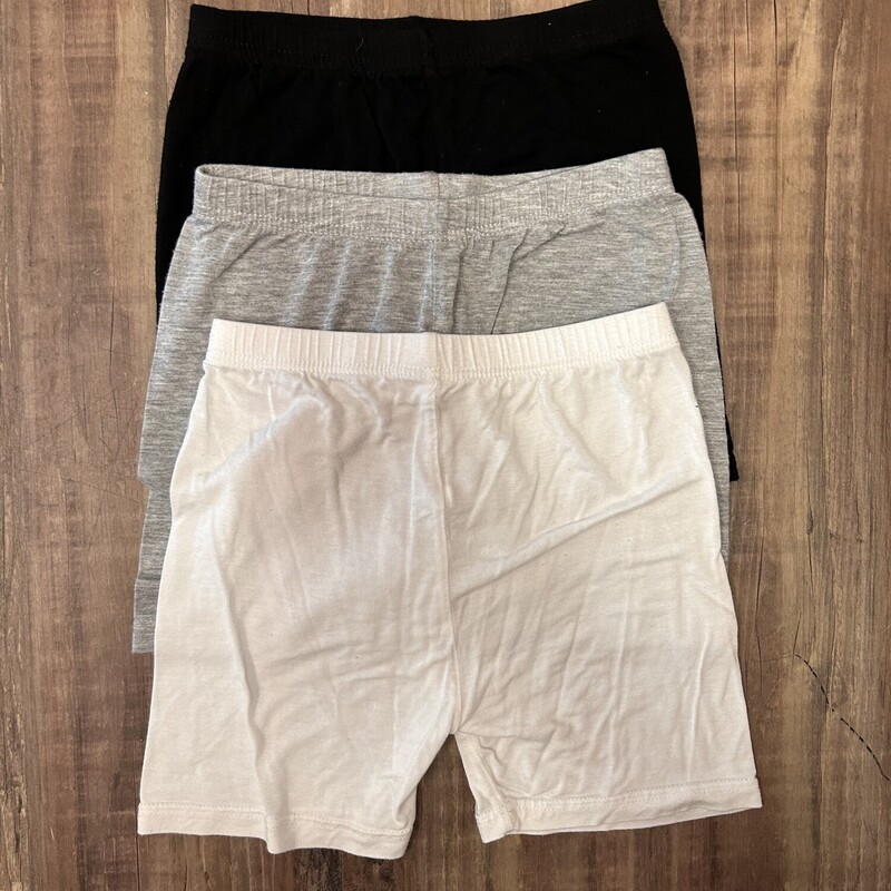 3pk Tumble Shorts, Black, Size: 6T/6x