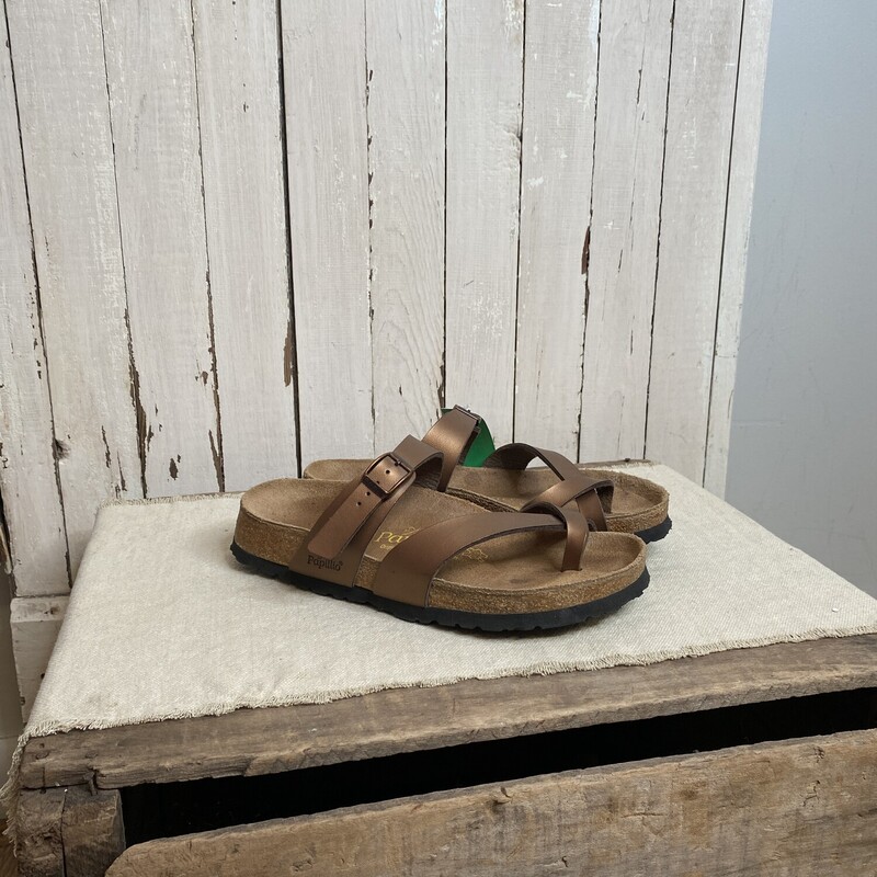 Sandals Papillo, Copper, Size: 6.5 (37)